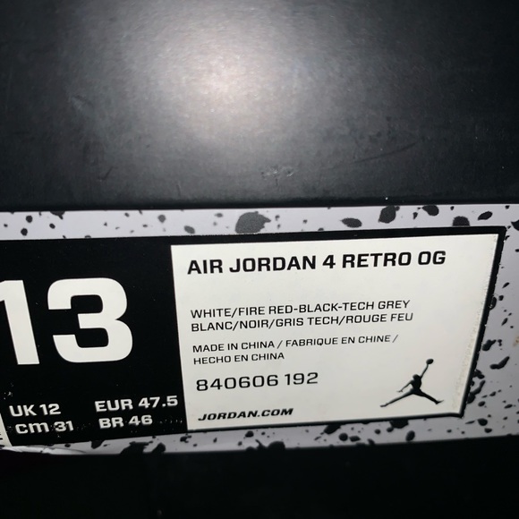 COPY - Air Jordan 4 Retro OG - Picture 6 of 6